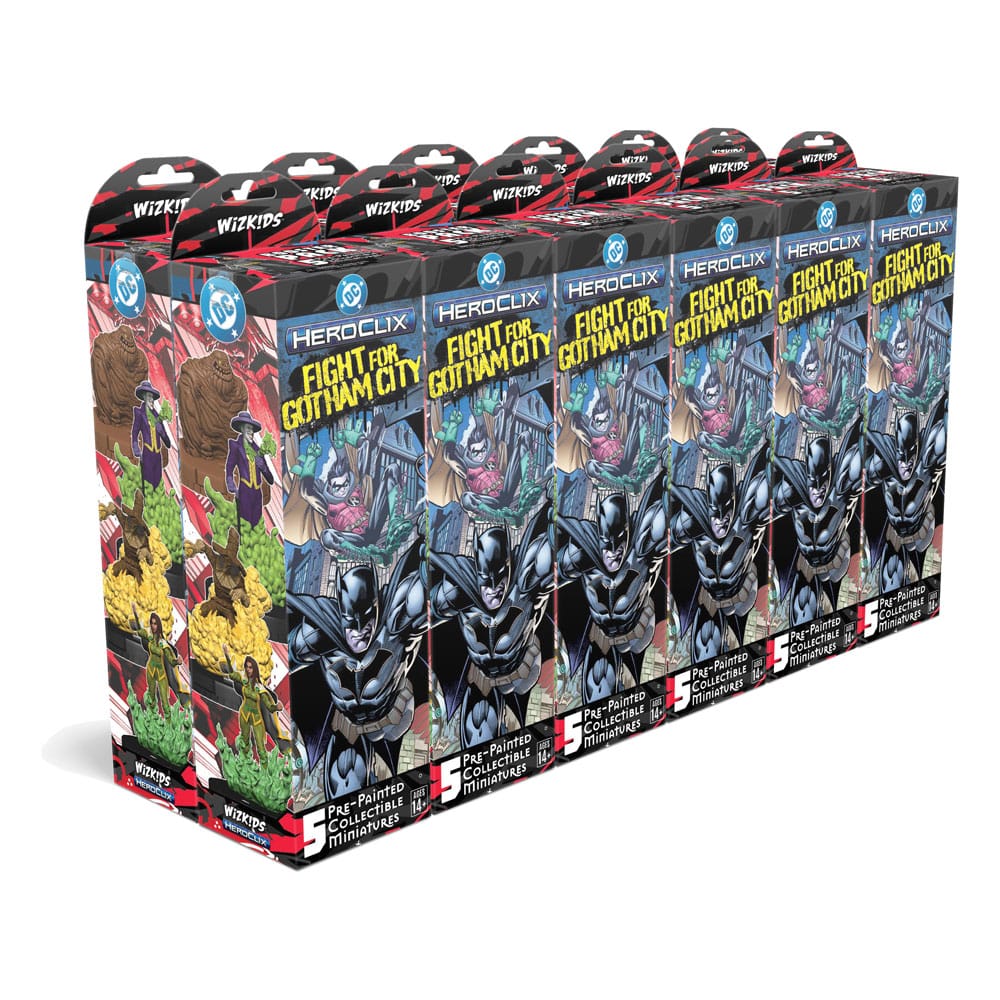 Papírenské zboží DC Comics HeroClix: Fight for Gotham City Booster Brick (12) 
