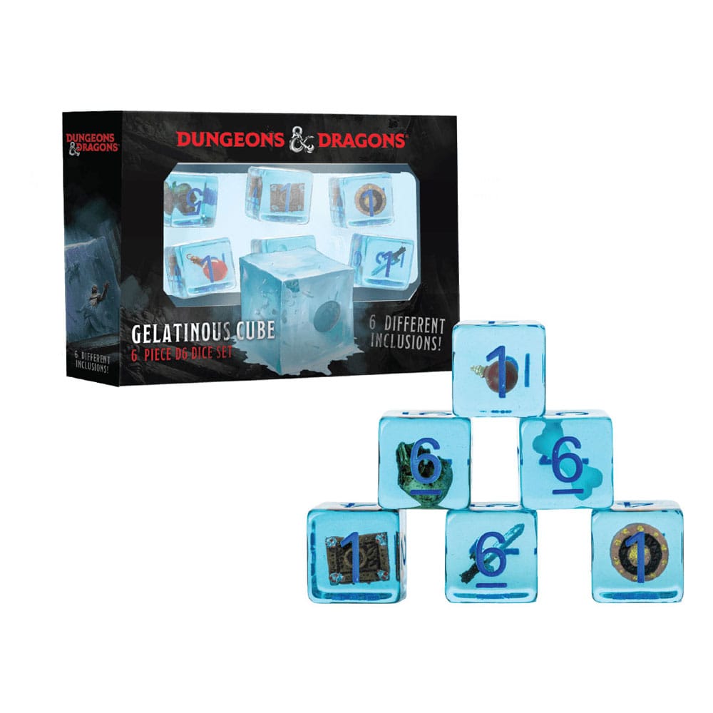 Papírszerek Dungeons & Dragons Dice Set Gelatinous Cube (6) 
