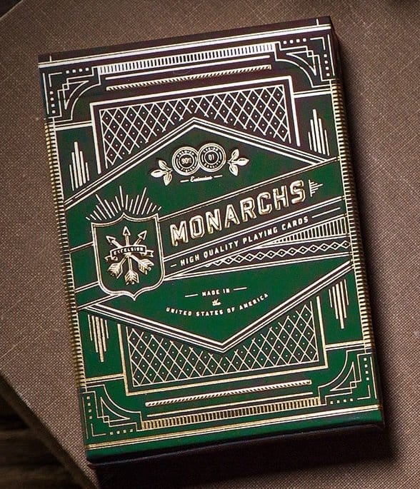 Materiale tipărite Theory 11 Playing Cards Monarch Green 