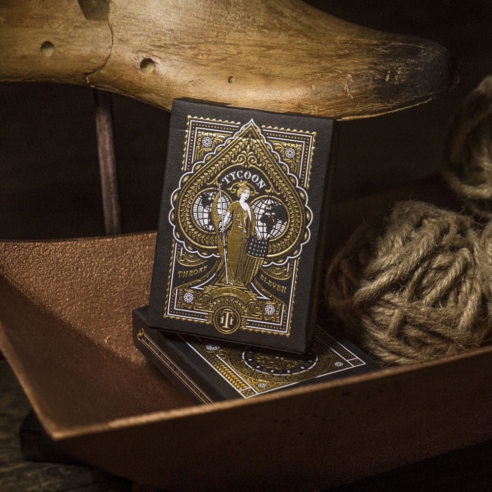 Printed items Tycoon Playing Cards Black 