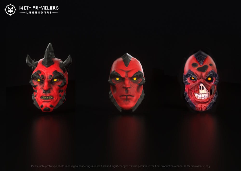 Hra/Hračka Legendari Accessory Pack Nibiru Villains Head Pack 