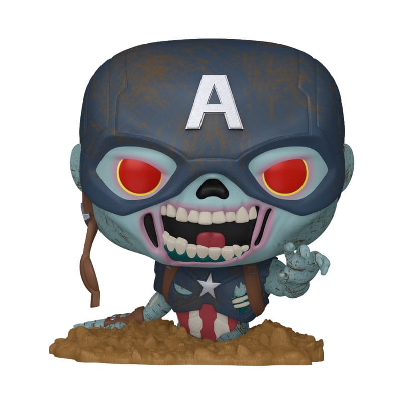 Hra/Hračka Marvel Zombies POP! Marvel Vinyl Figure Captain America 9 cm 