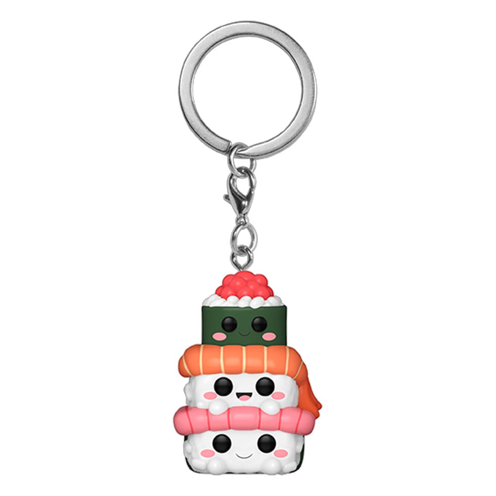Schrijfwaren Kawaii Foodies Pocket POP! Vinyl Keychains 4 cm Sushi Stack Display (12) 