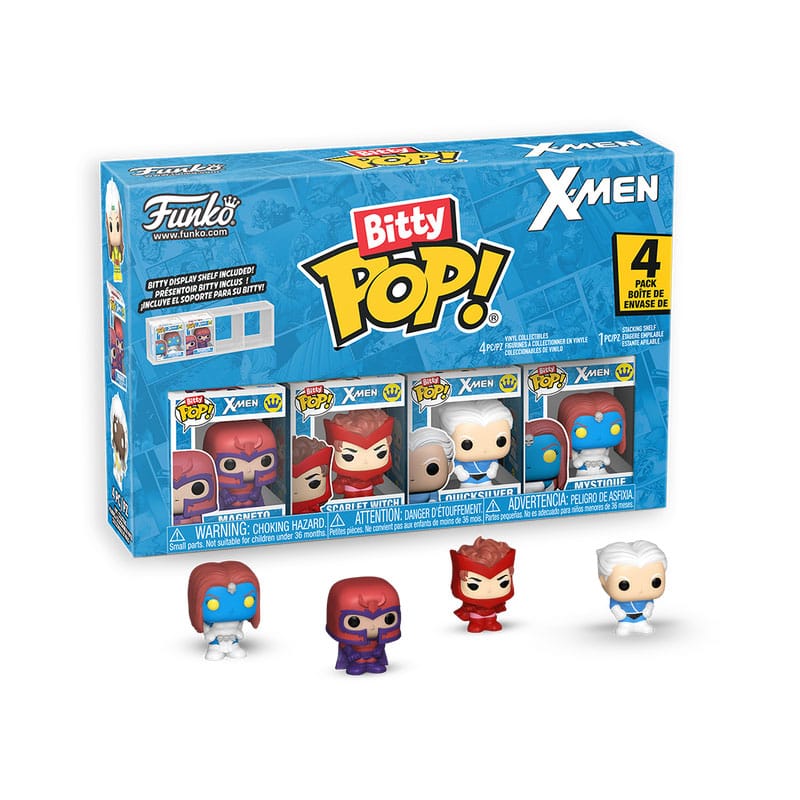 Spiel/Spielzeug X-Men Bitty POP! Vinyl Figure 4-Pack Magneto 2,5 cm 