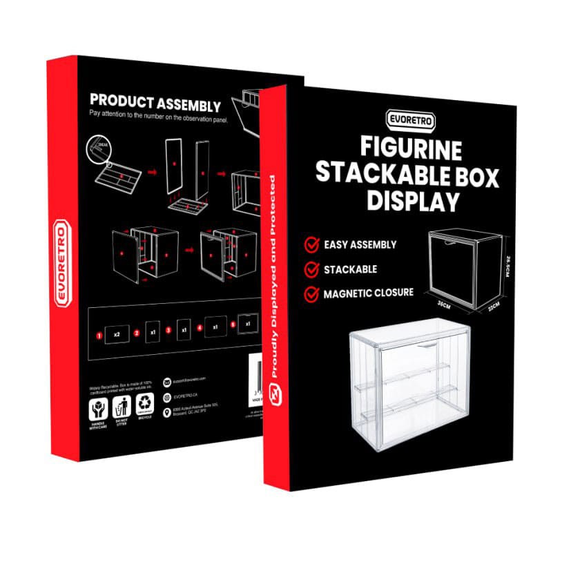 Papierenský tovar Evoretro Figure Display Box Stackable 