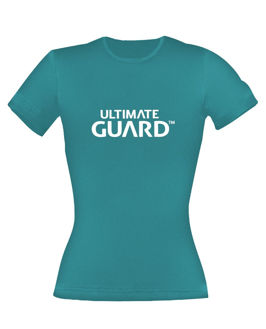 Papierenský tovar Ultimate Guard Ladies T-Shirt Wordmark Petrol Blue Size S 