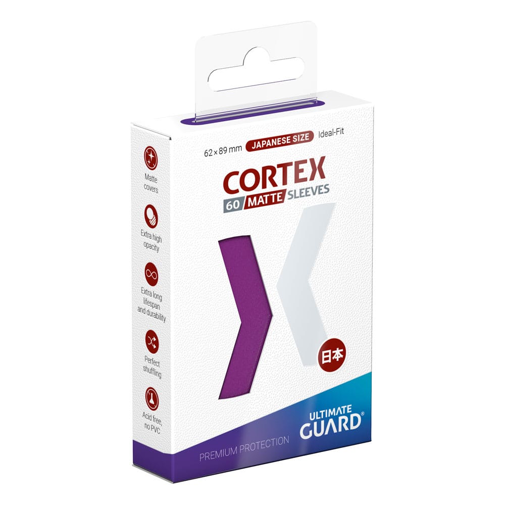 Papierenský tovar Ultimate Guard Cortex Sleeves Matte Japanese Size (60) - Purple 