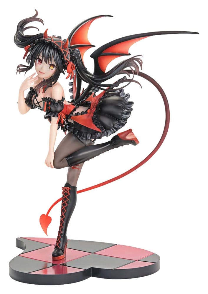 Spel/speelgoed Date A Live Prisma Wing PVC Statue 1/7 Kurumi Tokisaki succubus 25 cm 