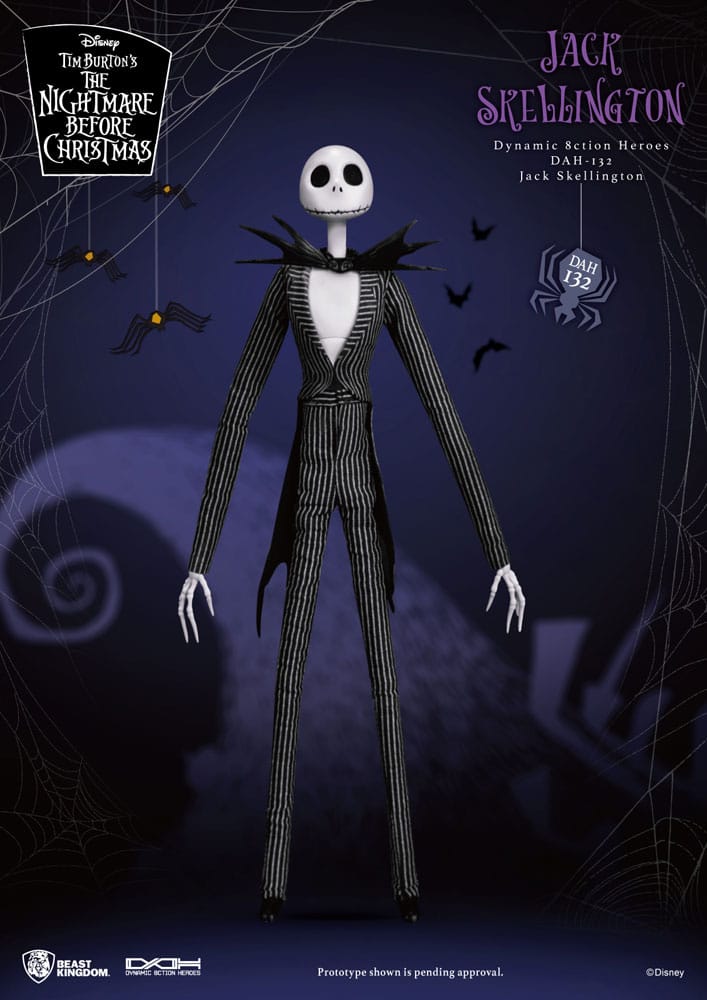 Igra/Igrača Nightmare before Christmas Dynamic 8ction Heroes Action Figure 1/9 Jack 21 cm 