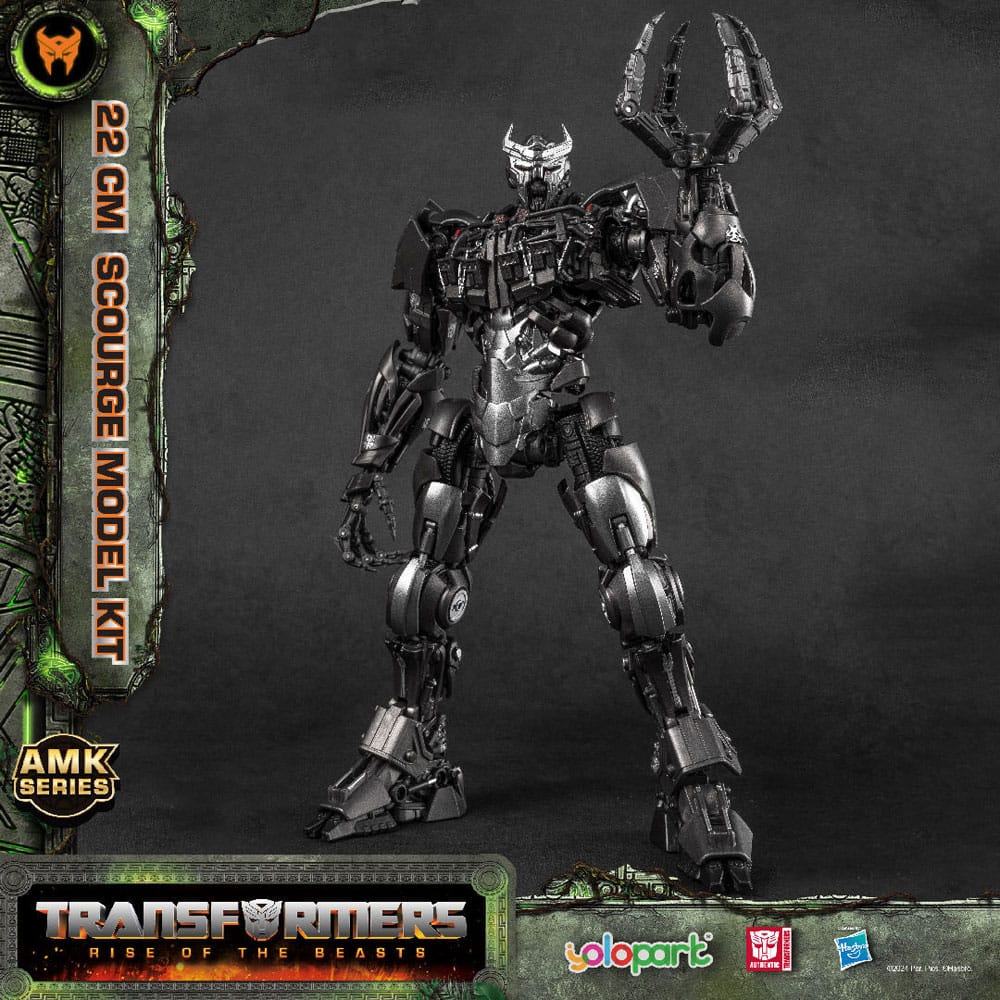 Hra/Hračka Transformers: Rise of the Beasts AMK Series Plastic Model Kit Scourge 22 cm 