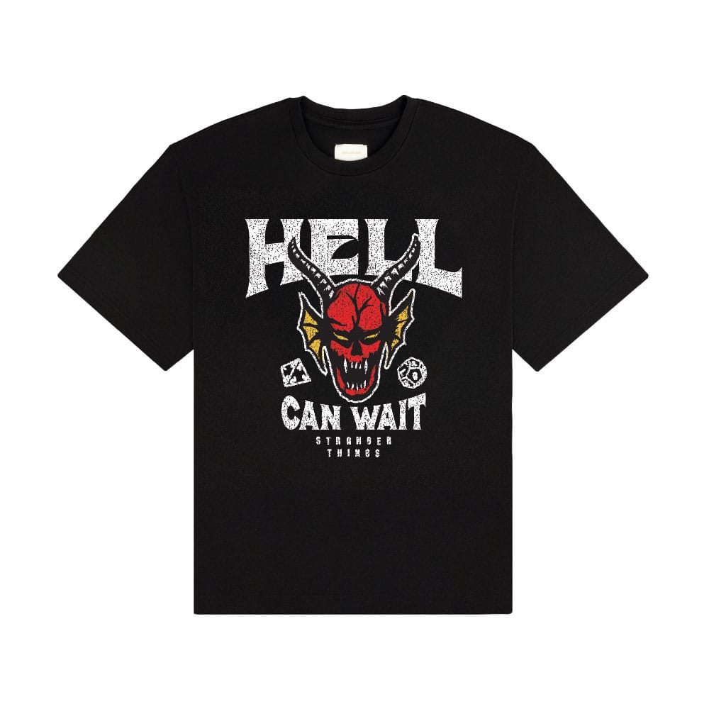 Papírenské zboží Stranger Things T-Shirt Hell Can Wait (black) Size M 