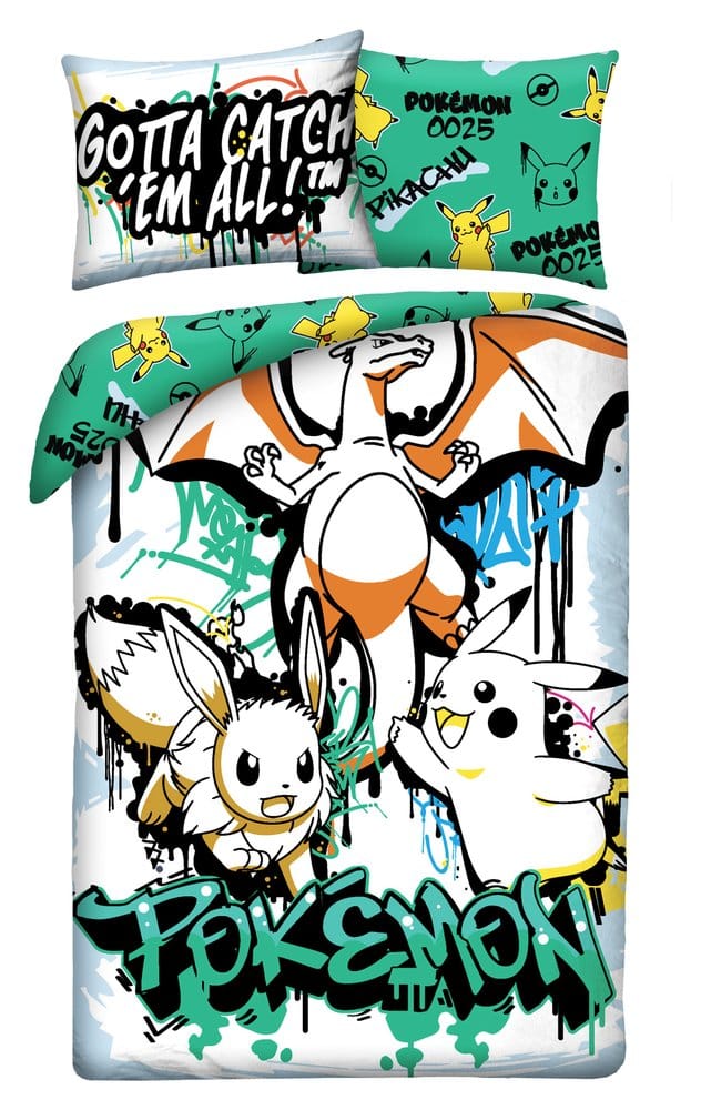 Papierenský tovar Pokémon Duvet Set Ver. 18 140 x 200 cm / 70 x 90 cm 