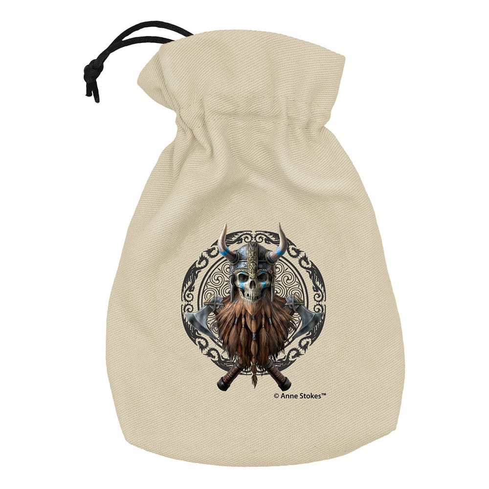 Artigos de papelaria Anne Stokes Dice Pouch Viking Skull 
