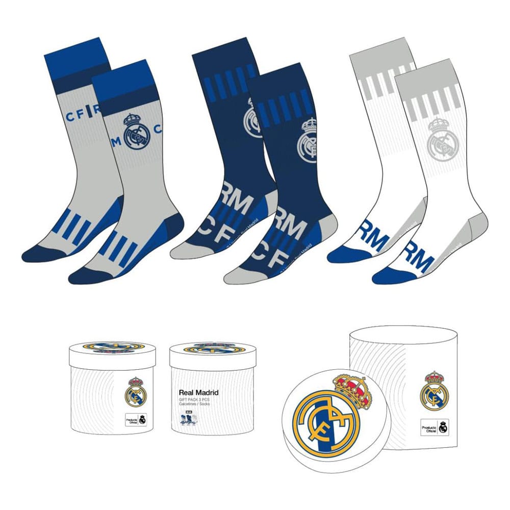 Papírenské zboží Football Socks 3-Pack Real Madrid 38-45 