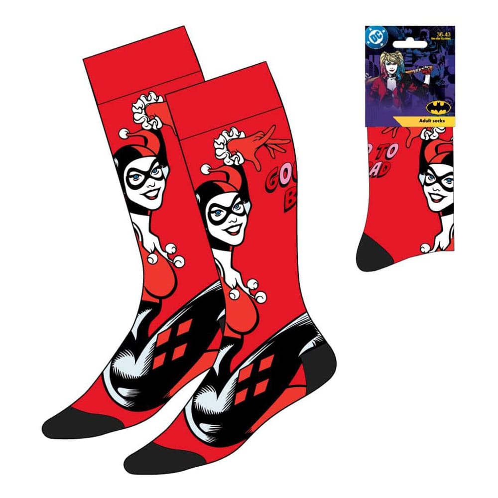 Papierenský tovar DC Comics Socks Harley Quinn Good to Bad 36-43 