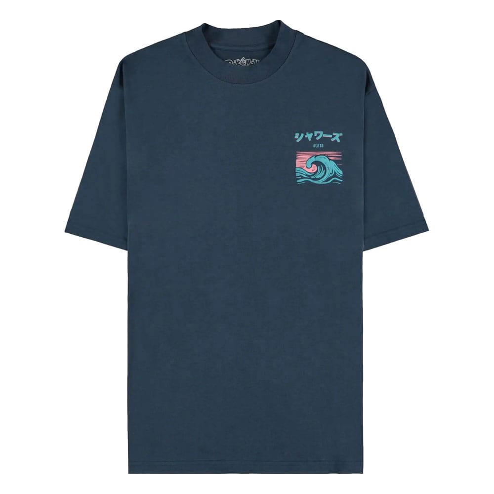 Papierenský tovar Pokémon T-Shirt Navy Vaporeon Size M 