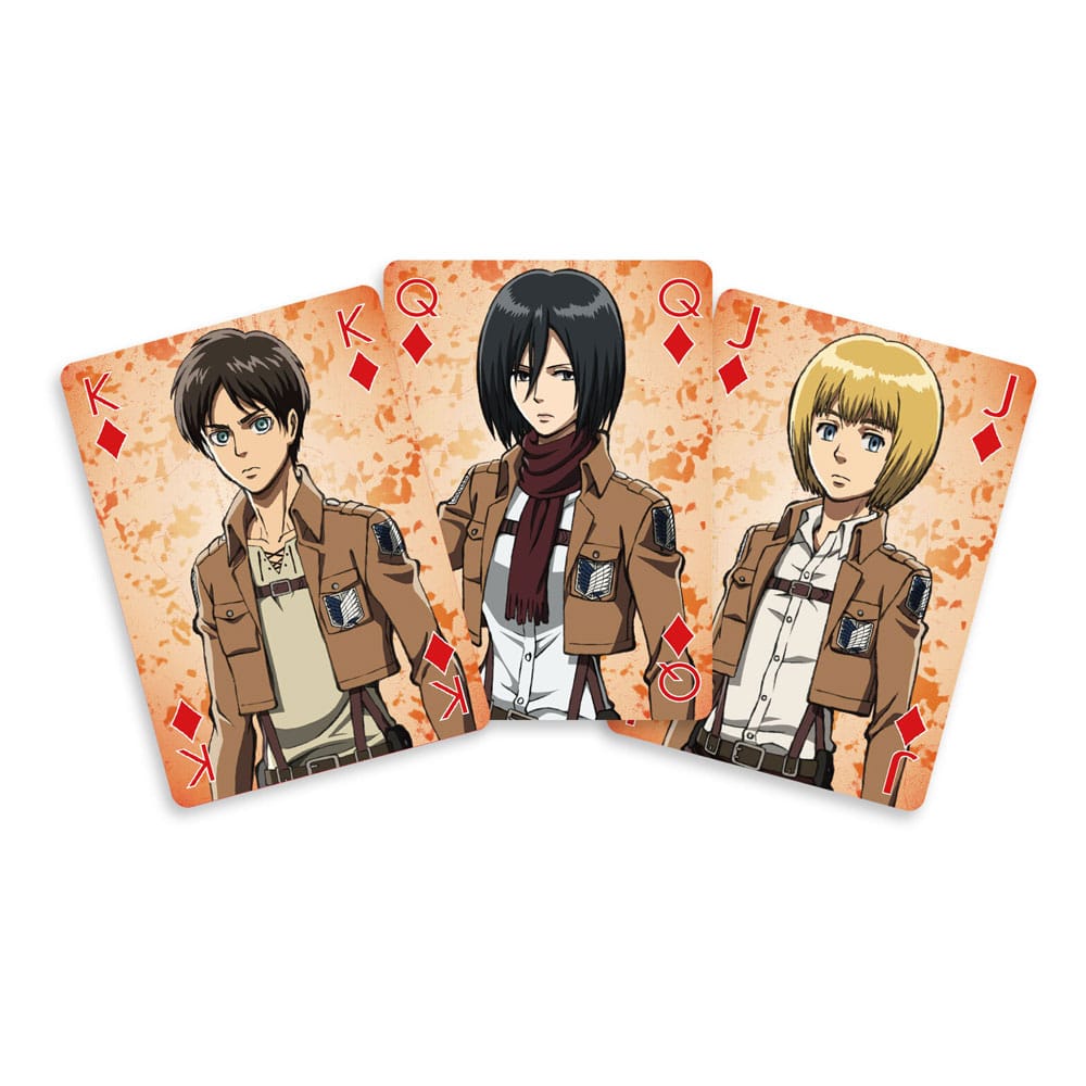 Tiskovina Attack On Titan Playing Cards 