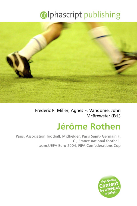 Kniha Jérôme Rothen Agnes F. Vandome