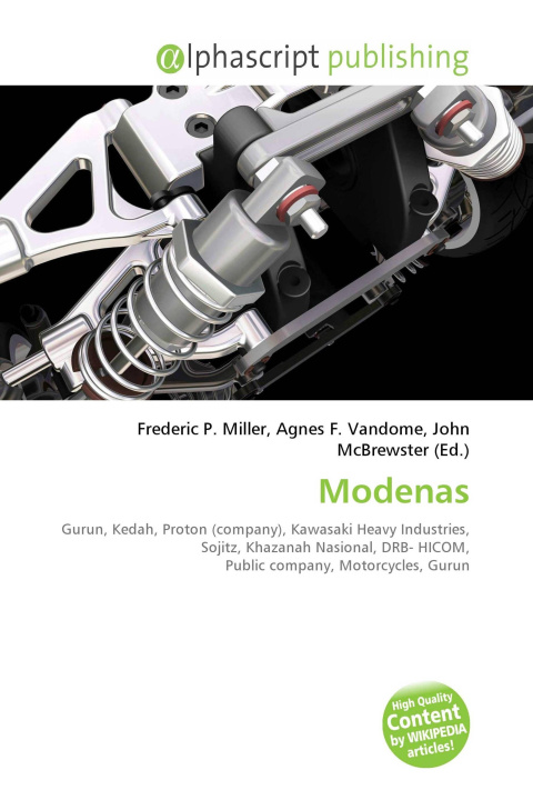 Kniha Modenas Agnes F. Vandome