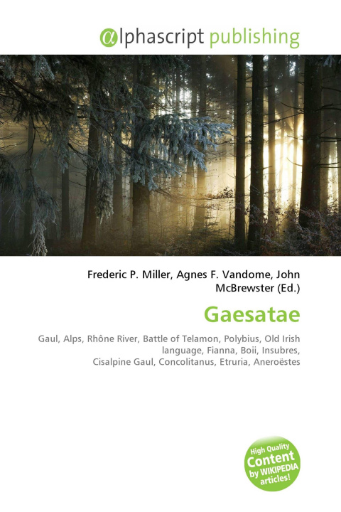 Kniha Gaesatae Agnes F. Vandome