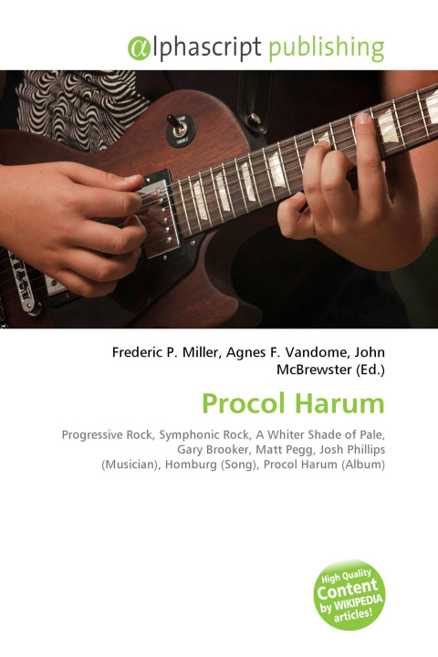 Kniha Procol Harum Agnes F. Vandome