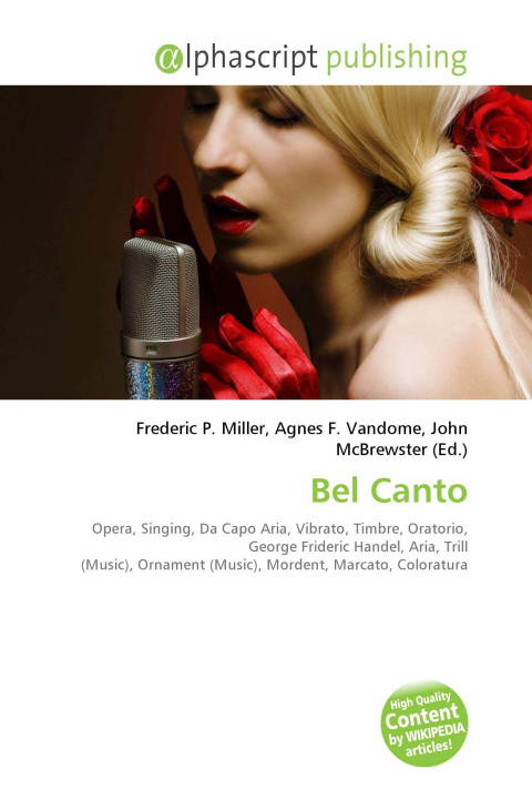 Knjiga Bel Canto Agnes F. Vandome