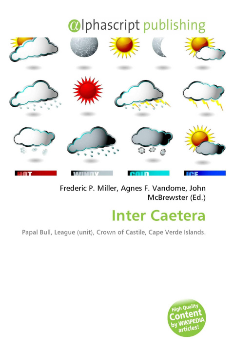 Kniha Inter Caetera Agnes F. Vandome