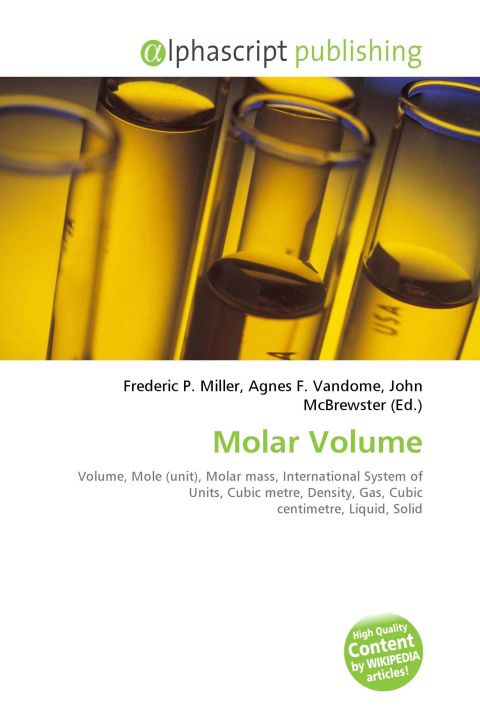 Kniha Molar Volume Agnes F. Vandome