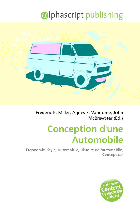 Kniha Conception d'une Automobile Agnes F. Vandome
