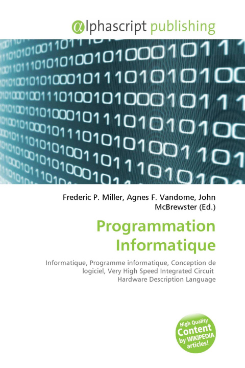 Knjiga Programmation Informatique Agnes F. Vandome