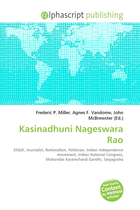 Kniha Kasinadhuni Nageswara Rao Agnes F. Vandome