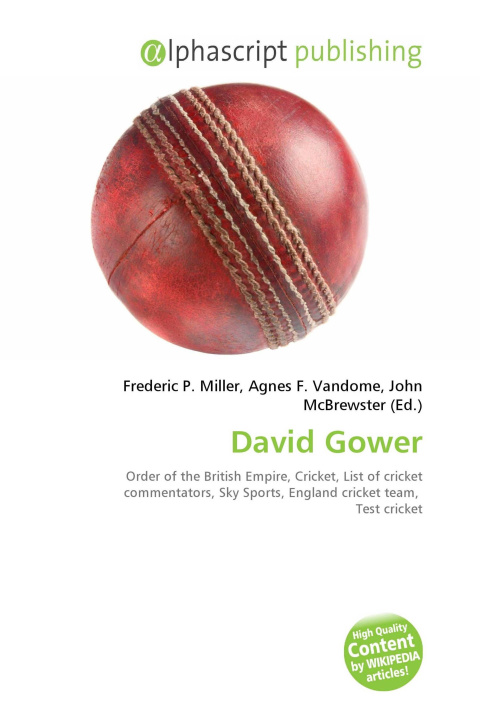 Kniha David Gower Agnes F. Vandome