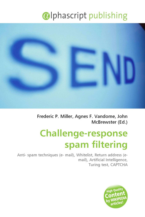 Kniha Challenge-response spam filtering Agnes F. Vandome