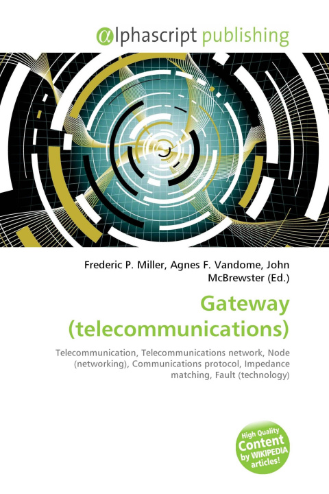 Kniha Gateway (telecommunications) Agnes F. Vandome