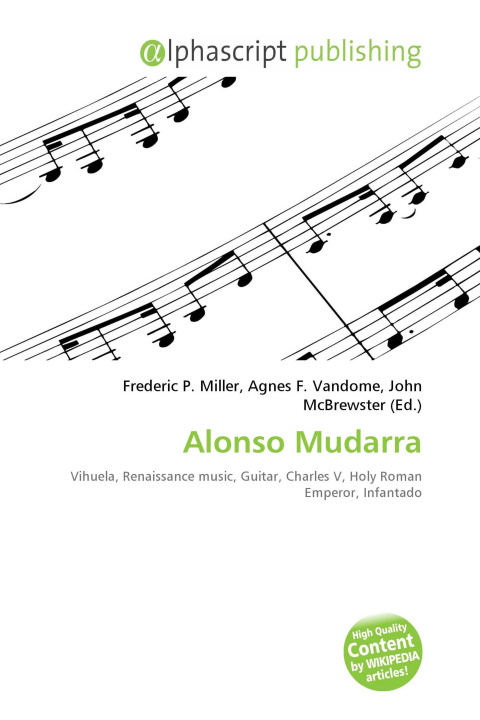 Kniha Alonso Mudarra Agnes F. Vandome