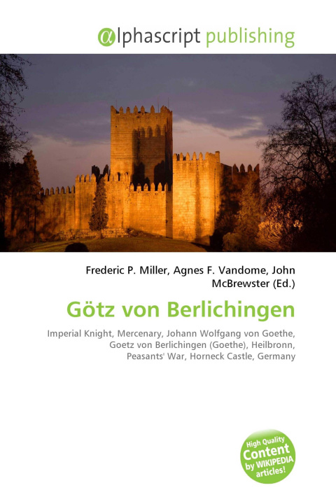 Kniha Götz von Berlichingen Agnes F. Vandome