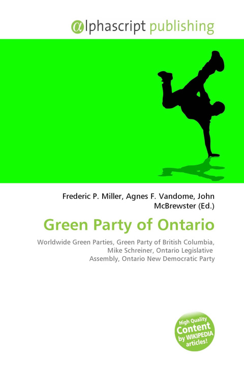 Kniha Green Party of Ontario Agnes F. Vandome