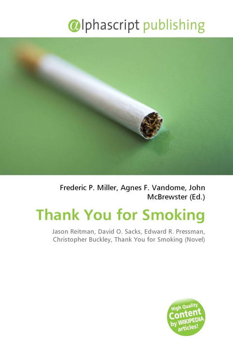 Kniha Thank You for Smoking Agnes F. Vandome