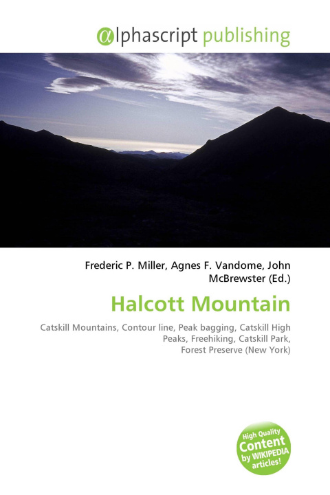 Kniha Halcott Mountain Agnes F. Vandome