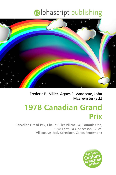 Knjiga 1978 Canadian Grand Prix Agnes F. Vandome