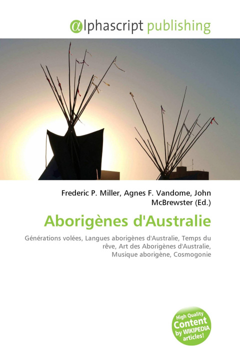 Kniha Aborigènes d'Australie Agnes F. Vandome