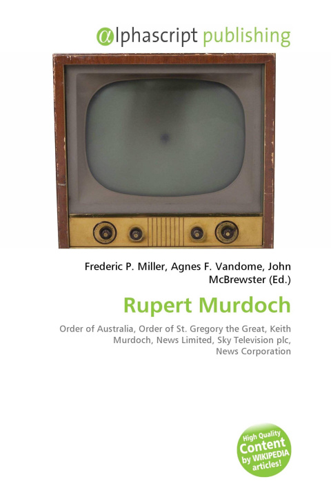 Knjiga Rupert Murdoch Agnes F. Vandome