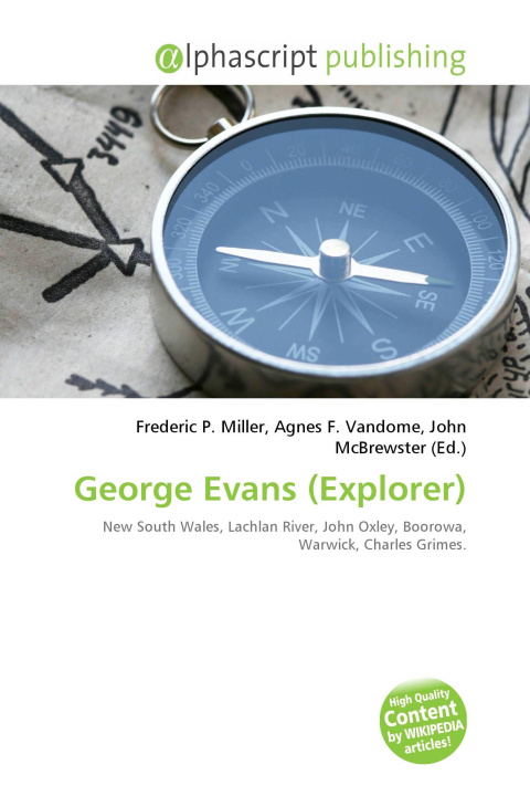 Kniha George Evans (Explorer) Agnes F. Vandome