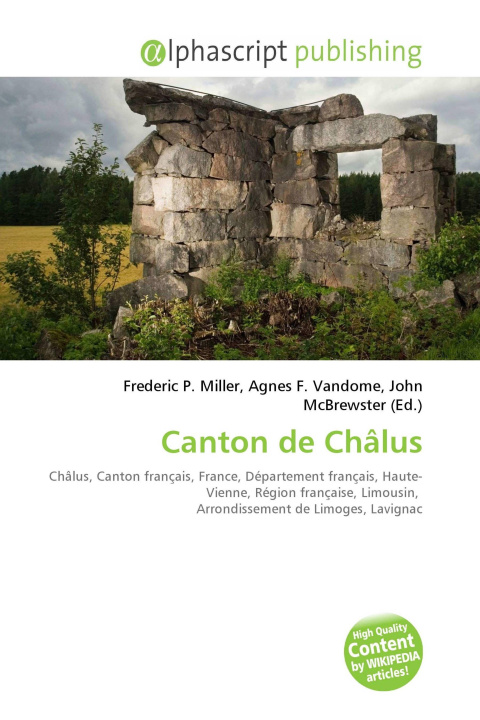Kniha Canton de Châlus Agnes F. Vandome