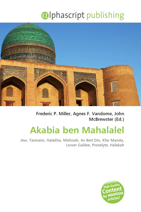 Kniha Akabia ben Mahalalel Agnes F. Vandome
