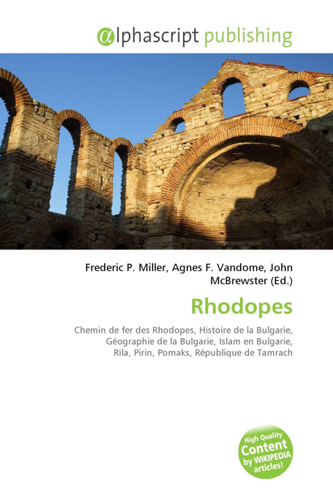 Knjiga Rhodopes Agnes F. Vandome