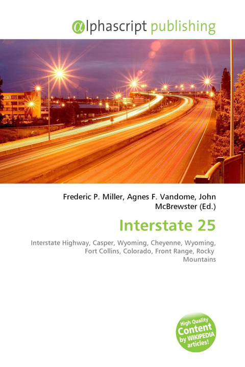 Kniha Interstate 25 Agnes F. Vandome