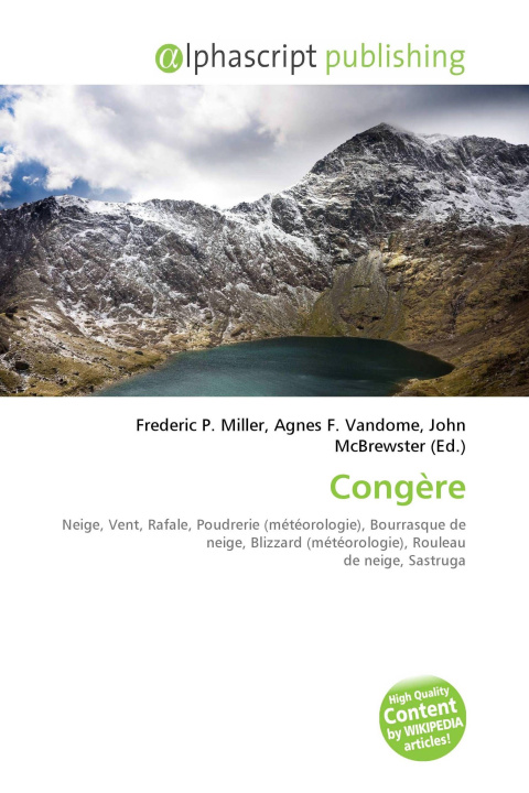 Kniha Congère Agnes F. Vandome