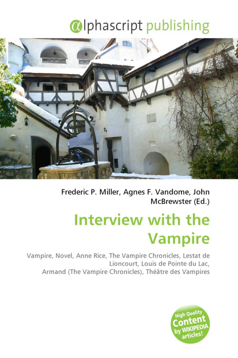 Kniha Interview with the Vampire Agnes F. Vandome