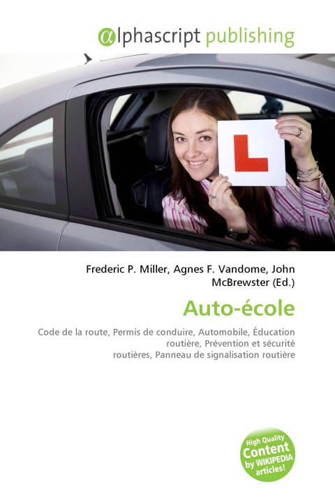 Kniha Auto-école Agnes F. Vandome